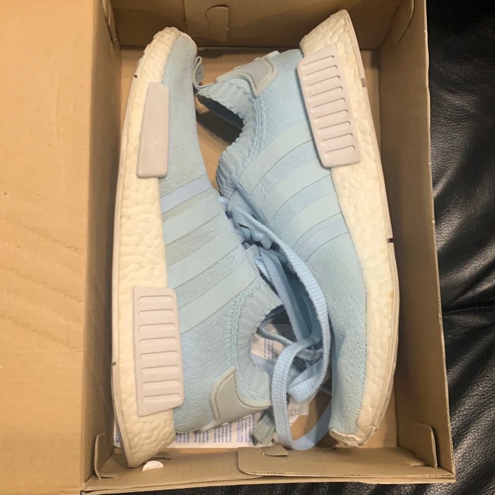 Adidas NMD R1 Womens light blue, Size 6
